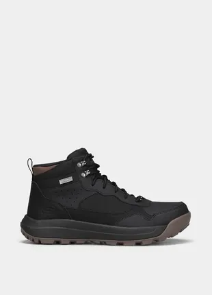 Оригінальні чоловічі черевики skechers / черевики чорного кольору