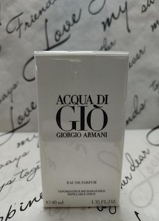 Туалетная вода для мужчин giorgio armani acqua di gio (40 мл)