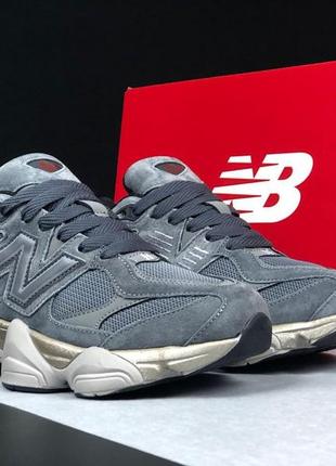 Мужские кроссовки new balance 9060 серые спортивные кроссовки нью баланс повседневные кроссовки на лето весну