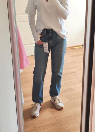 Прямые джинсы zara straight fit