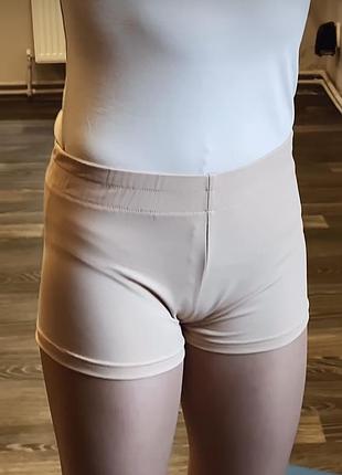 Шорты эластичные короткие  116-164см ткань бифлекс