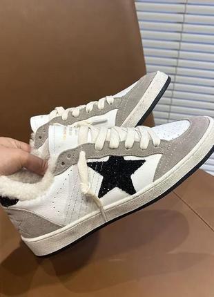 Утепленные кеды зимние golden goose