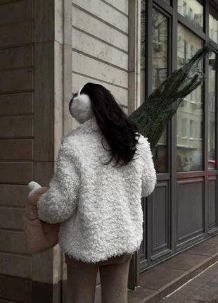 Шубка баранчик з довгим ворсом