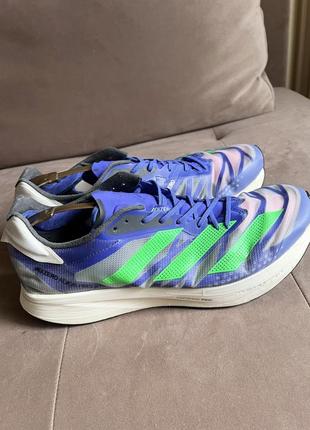 Мужские кроссовки для бега nero adidas adizero оригинал состояние отличное все целое близко к идеалу размер 48 31 см