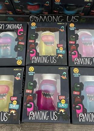 Фигурки героев among us амонг ас светятся 9