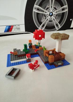 Lego minecraft грибний острів 21129