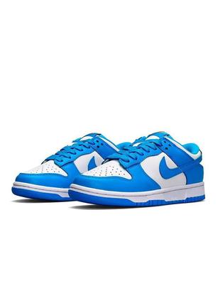 🩰жіночі кросівки  nike sb dunk low prm white blue yellow