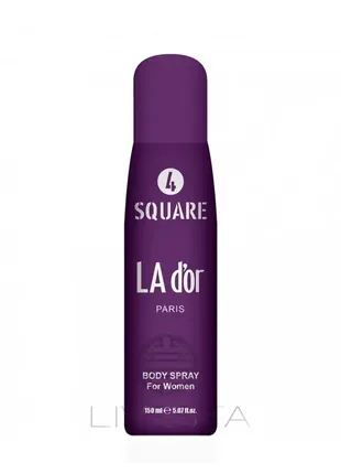 Жіночий дезодорант-спрей 4 square la d'or, 150 мл