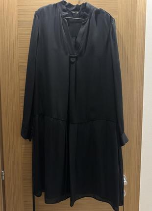 Сукня з шовку massimo dutti