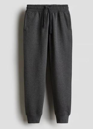 Утепленные спортивные штаны h&m / джоггеры на флисе h&m