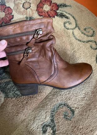 Сапоги из натуральной кожи