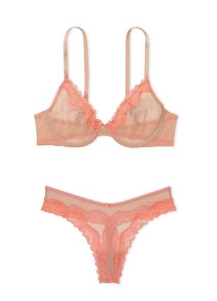 Кружевной комплект белья victoria's secret