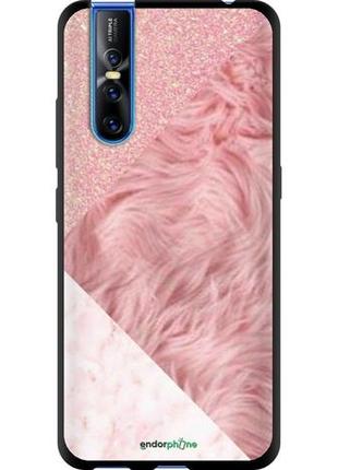 Чохол на vivo v15 pro рожеві текстури "4343b-1763-8094", надійний захист для мобільних телефонів