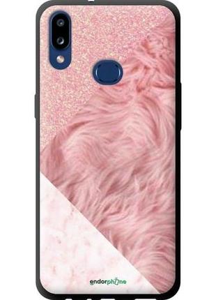 Чехол на samsung galaxy a10s a107f розовые текстуры "4343b-1776-8094", надежная защита для мобильных телефонов