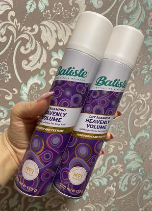 Batiste - сухой шампунь - dry shampoo - heavenly volume - 200ml