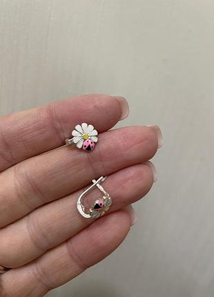 Серебряные серьги 925 проба