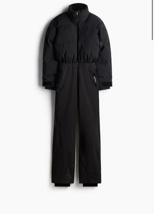 Дутий чорний комбінезон лижний hm hm