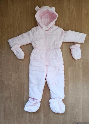 Комбинезон р.92 baby club на 2 года зима еврозима девочке