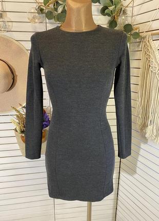 Жіноча коротка сукня футляр з довгим рукавом zara