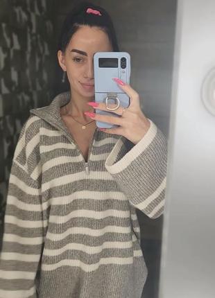 Светрик в смужку h&m