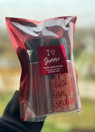 🌸 набір victoria’s secret “pure seduction” shimmer mist • 🌸