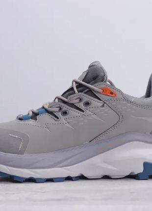 Мужские кроссовки hoka kaha 2 low gtx gray