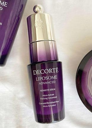 Сыворотка под глаза cosme decorte liposome advanced repair eye serum micro-activate vitalising concentrate, япония