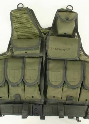 Жилет разгрузка viper backpack tactical load bearing olive олива