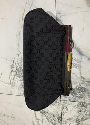 Сумка в стилі gucci з бамбуковою ручкою