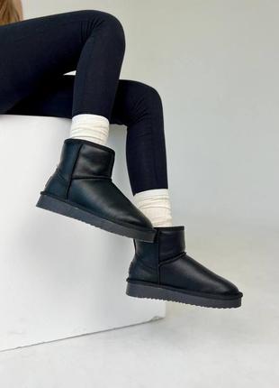 Женские ugg mini Чорн, бирка текстиль