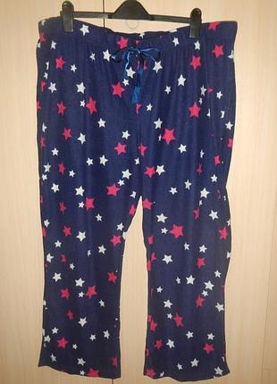 Флисовые пижамные брюки р.62-64(xxl)