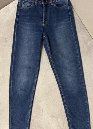 Джинси мом висока посадка