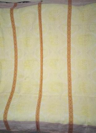 Скатерть с орнаментом этно лен прошлый век винтаж