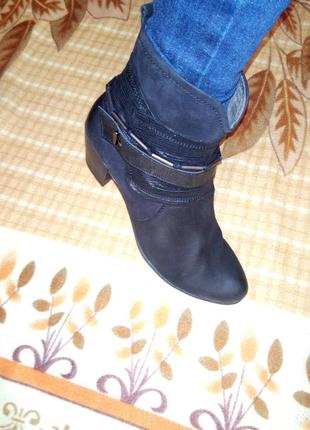 Ботинки женские кожаные tamaris.