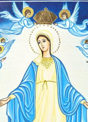 Икона " мария царица ангелов