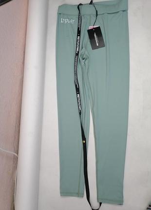 Спортивні легінси для фітнесу мнятного кольору prettylittlething5 фото