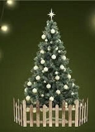 Новорічний паркан з підсвіткою