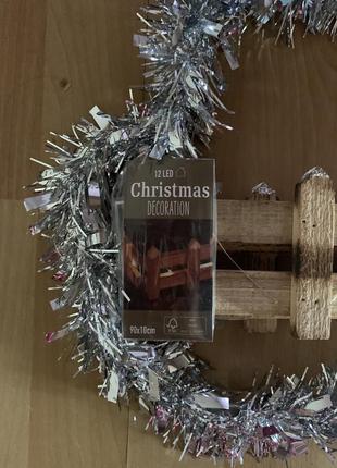 Новорічний паркан з підсвіткою