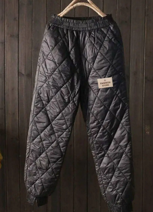 Брюки женские плащевка стеганые на синтепоне 3 цвета 42-44; 46-48; 50-52 rin1549-234aве