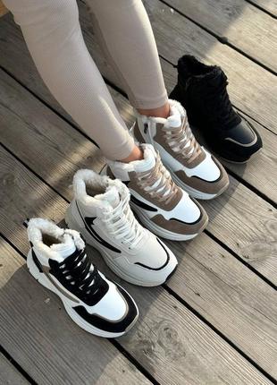 Кроссовки зимние,хайтопы