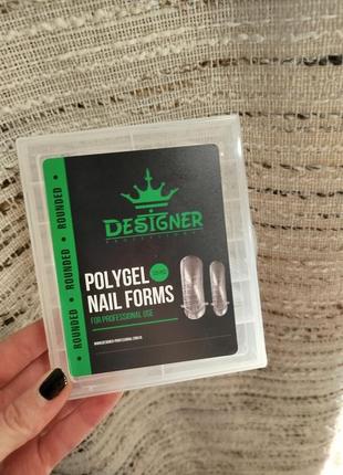 Форми для нарощування нігтів designer rounded овал