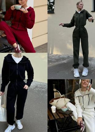 Женский комбинезон на флисе