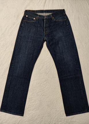 Levi's 501 мужские коттоновые джинсы в идеальном состоянии размер w34 l32