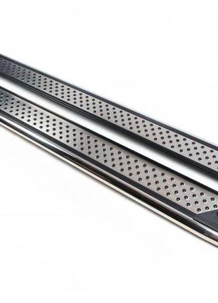 Бокові пороги nissan patrol y62 2010- maydos v2 erkul