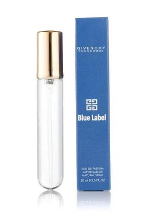 Оригінальні парфуми 20 мл мініпарфуми given pour homme blue label