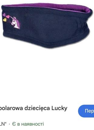 Флисовая детская повязка на голову / повязка для верховой езды