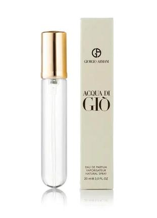 Оригінальні парфуми 20 мл мініпарфуми armani acqua di gio pour homme