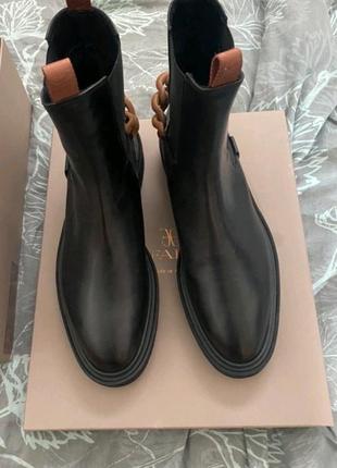 Fabi челси ботинки сапоги новые кожаные ботинки из кожи евро зима