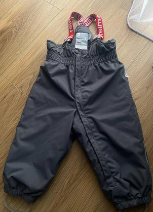 Штани reima полукомбінезон р.80