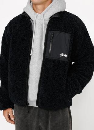 Флисовая куртка stussy
